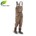 Camo atmungsable Wader mit Brusttasche